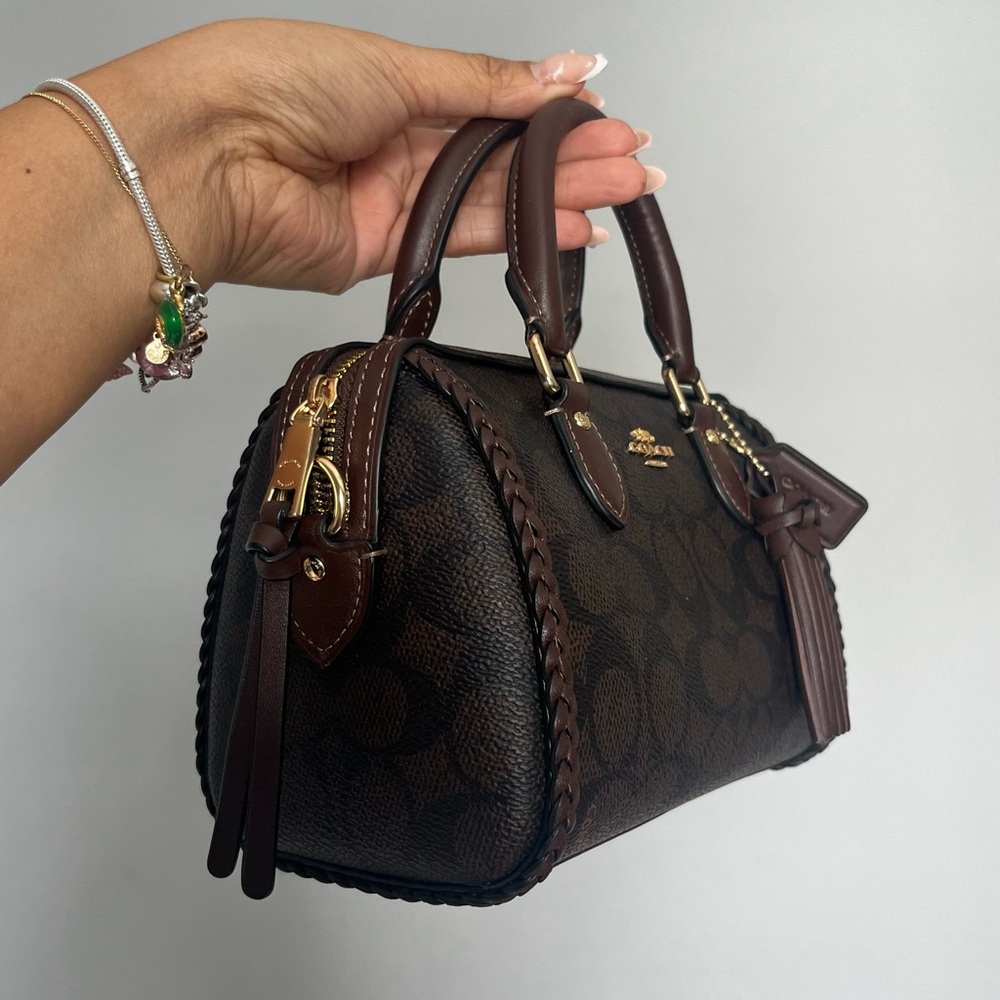 Coach Mini Rowan Leather Handbag